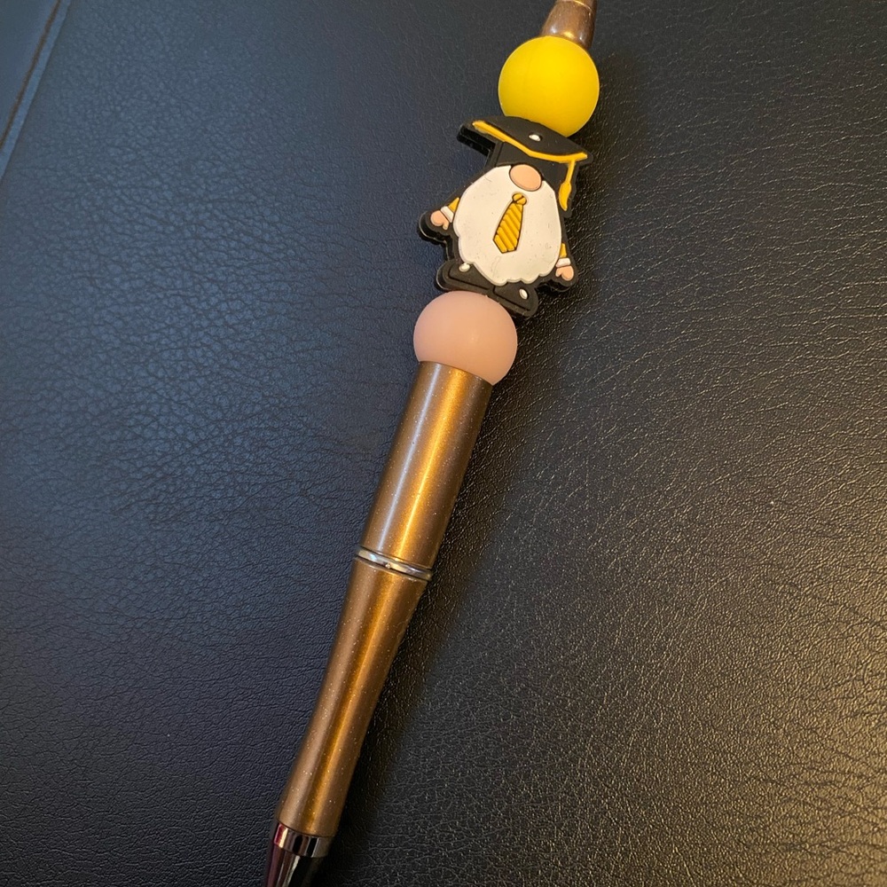 Graduation Gnome Pen Hand Crafted